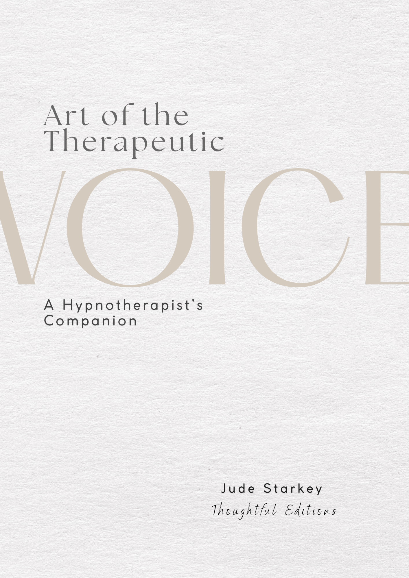 Art of the Therapeutic Voice: E-Book